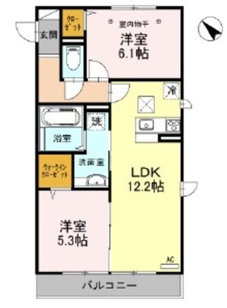 ルヴォワールの物件間取画像